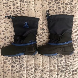 Kamik Black and Blue Winter Boots size 12